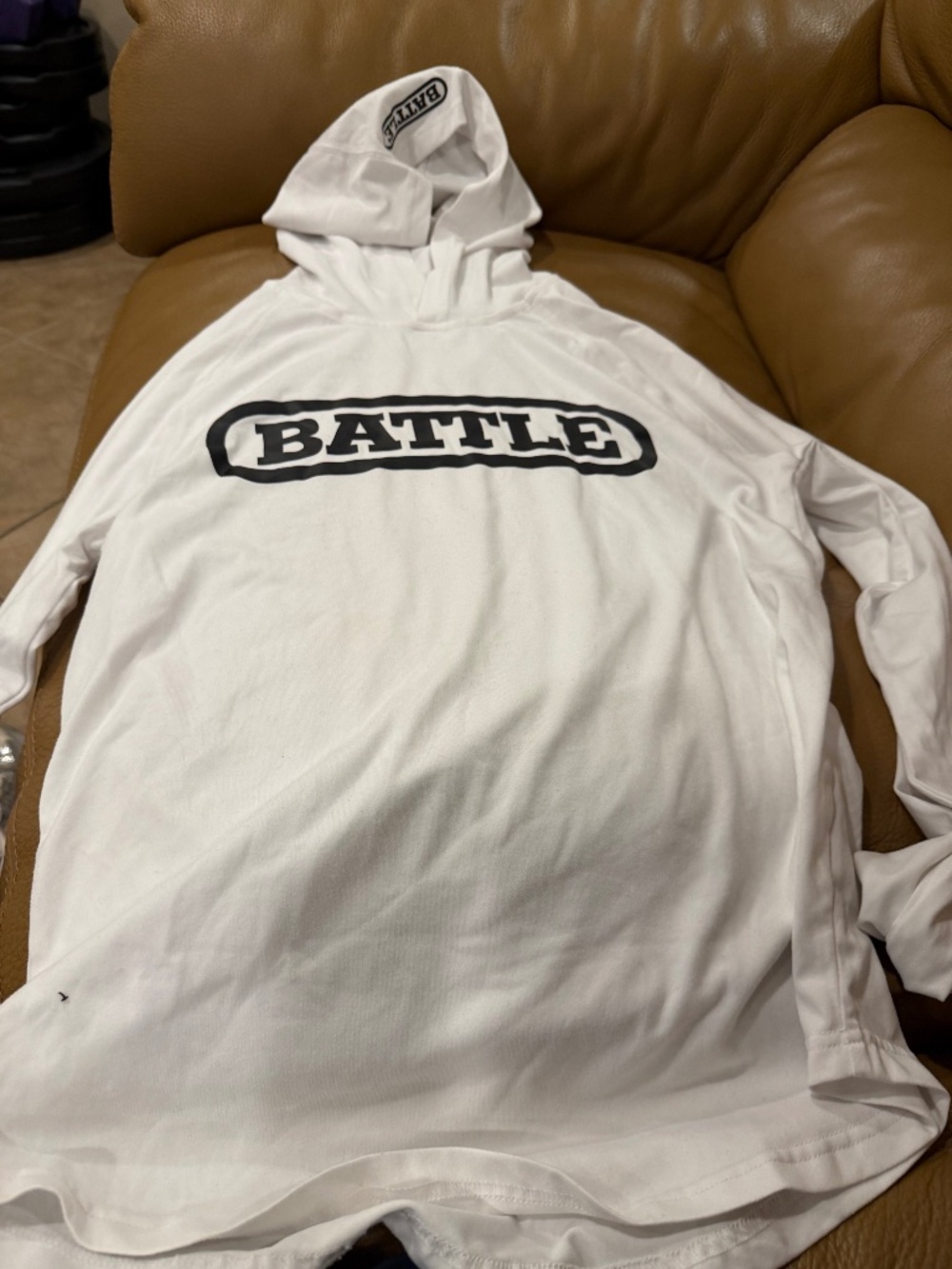 Battle long sleeved hoodie
